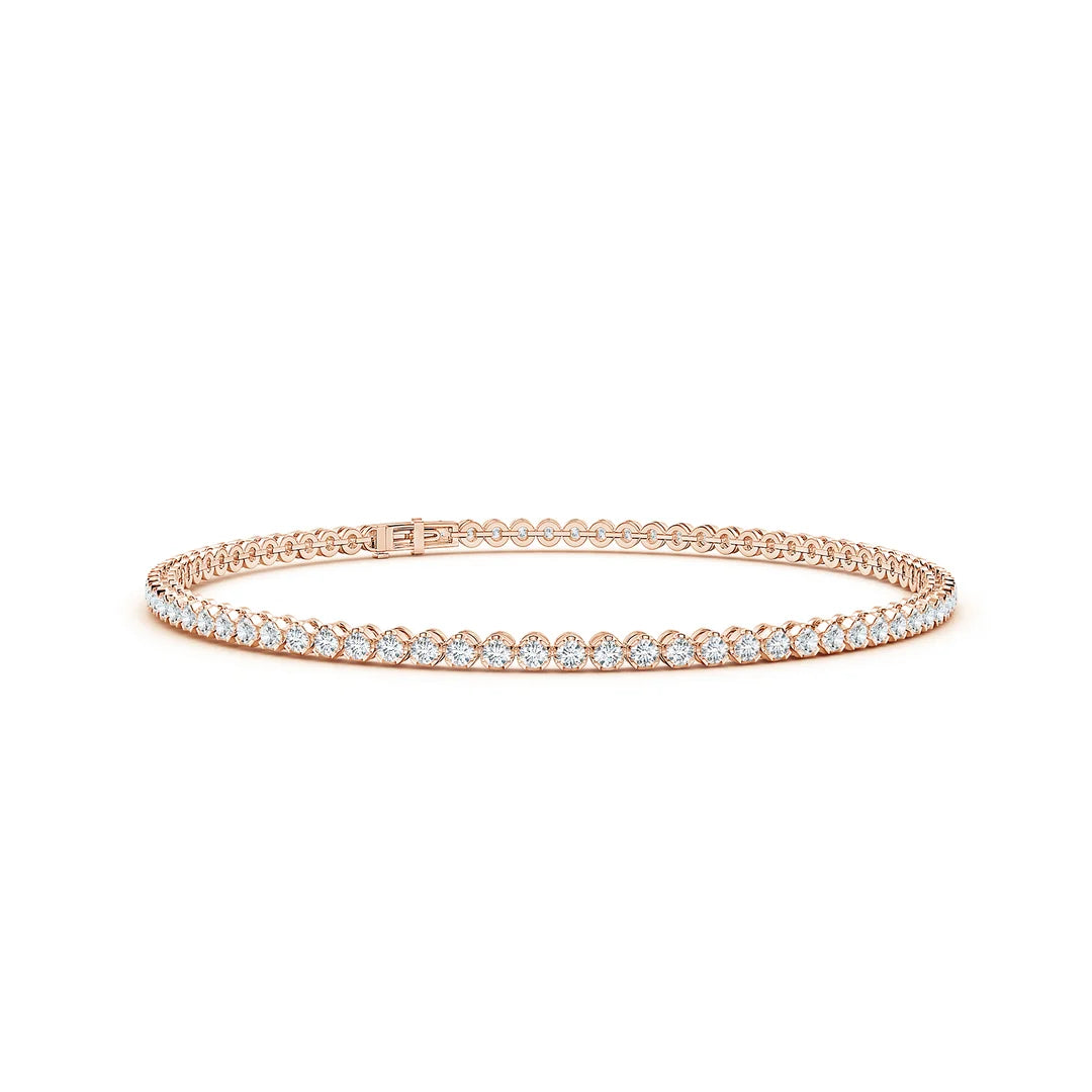 Classic Round Diamond Tennis Bracelet