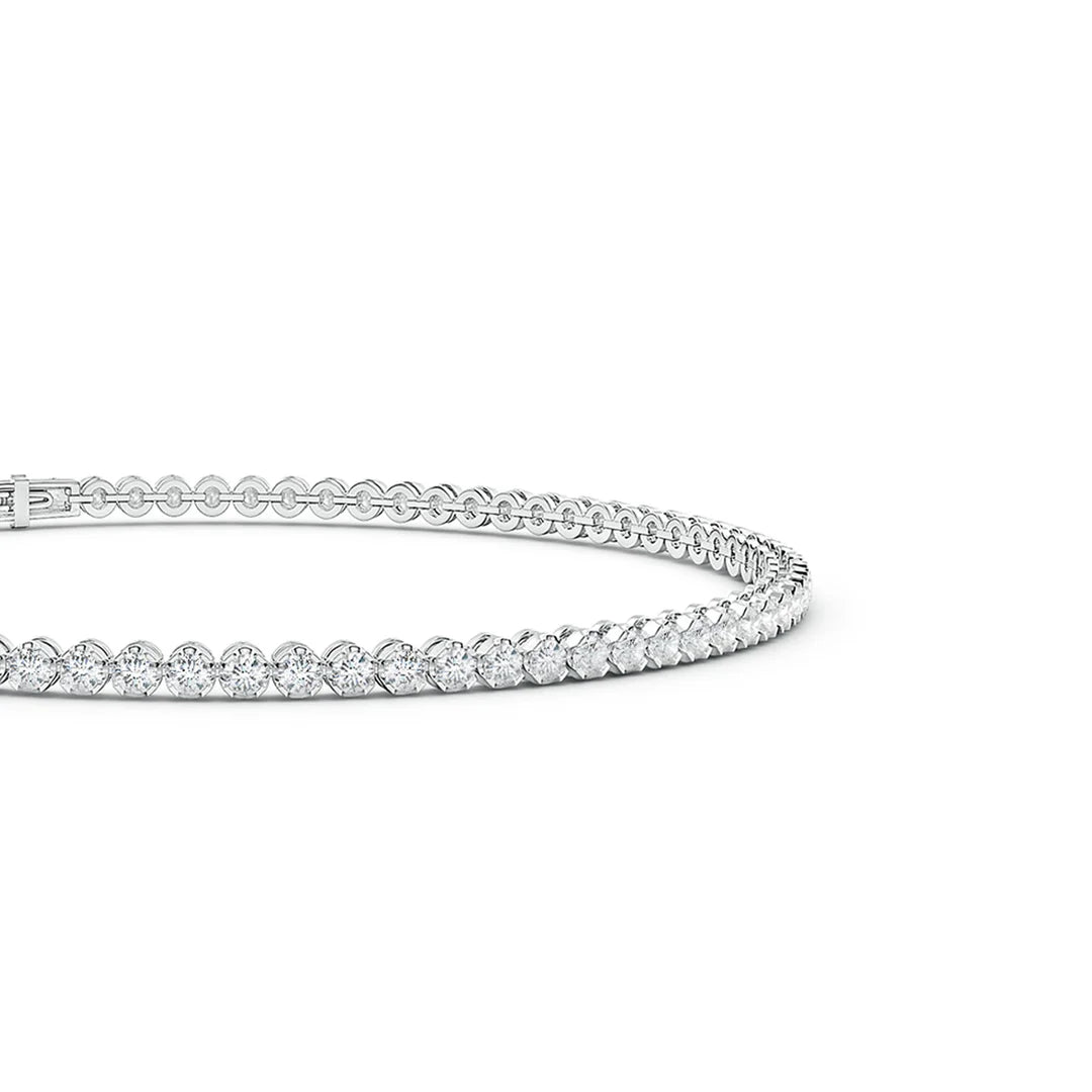 Classic Round Diamond Tennis Bracelet