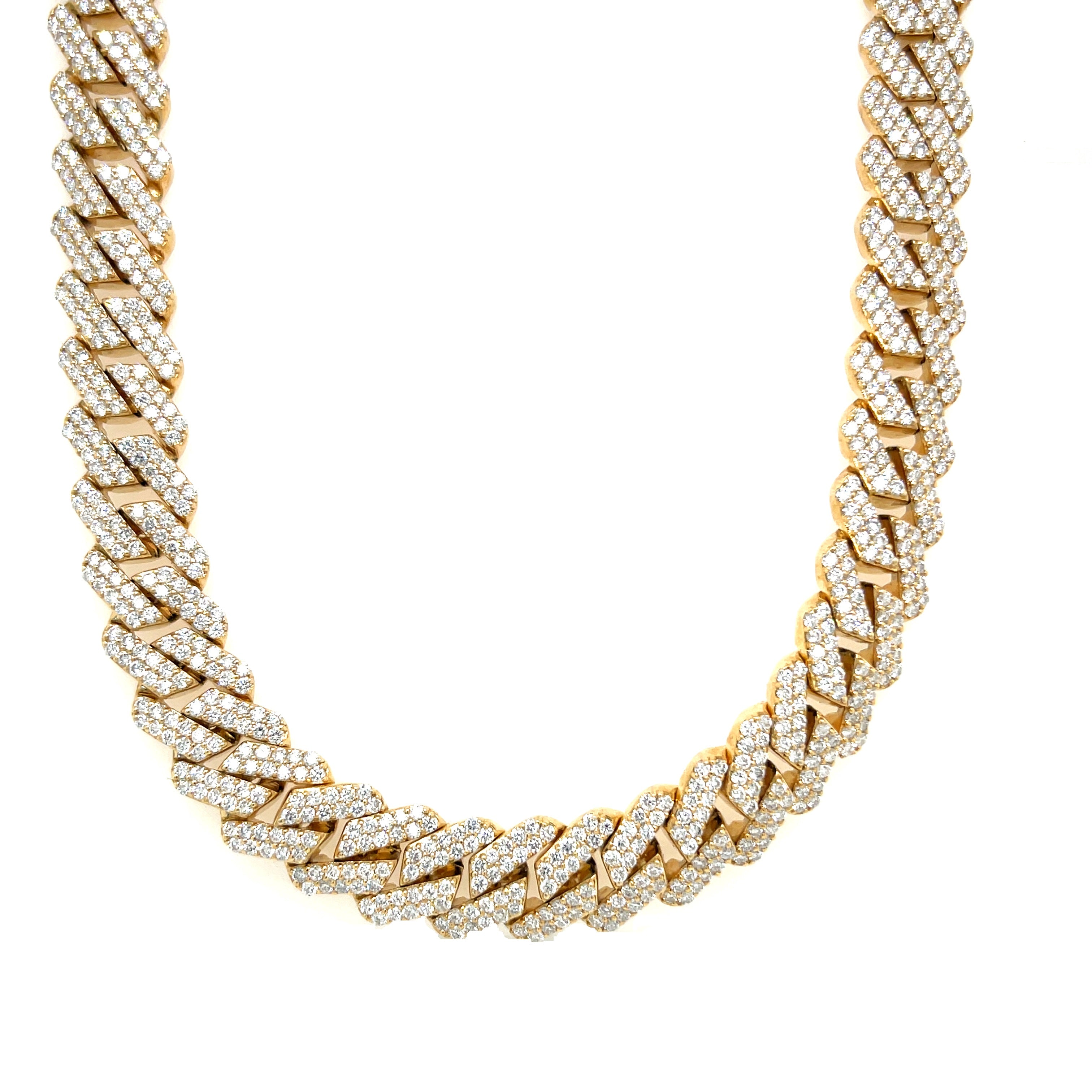 Round Diamond Necklace, 21.60 ct., Silver, Lab Grown