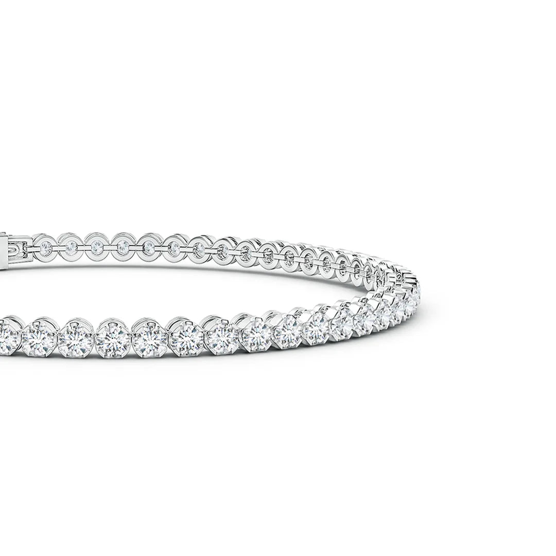 Brilliant Round Diamond Tennis Bracelet