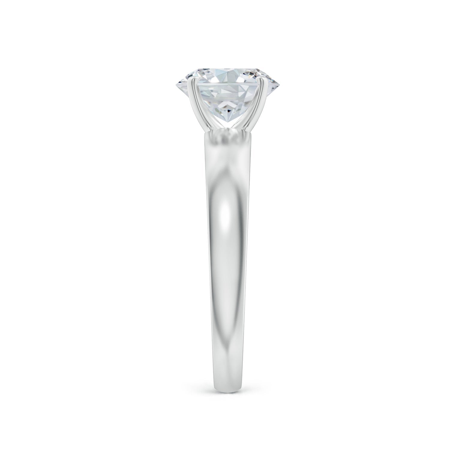 Oval Diamond Solitaire Engagement Ring