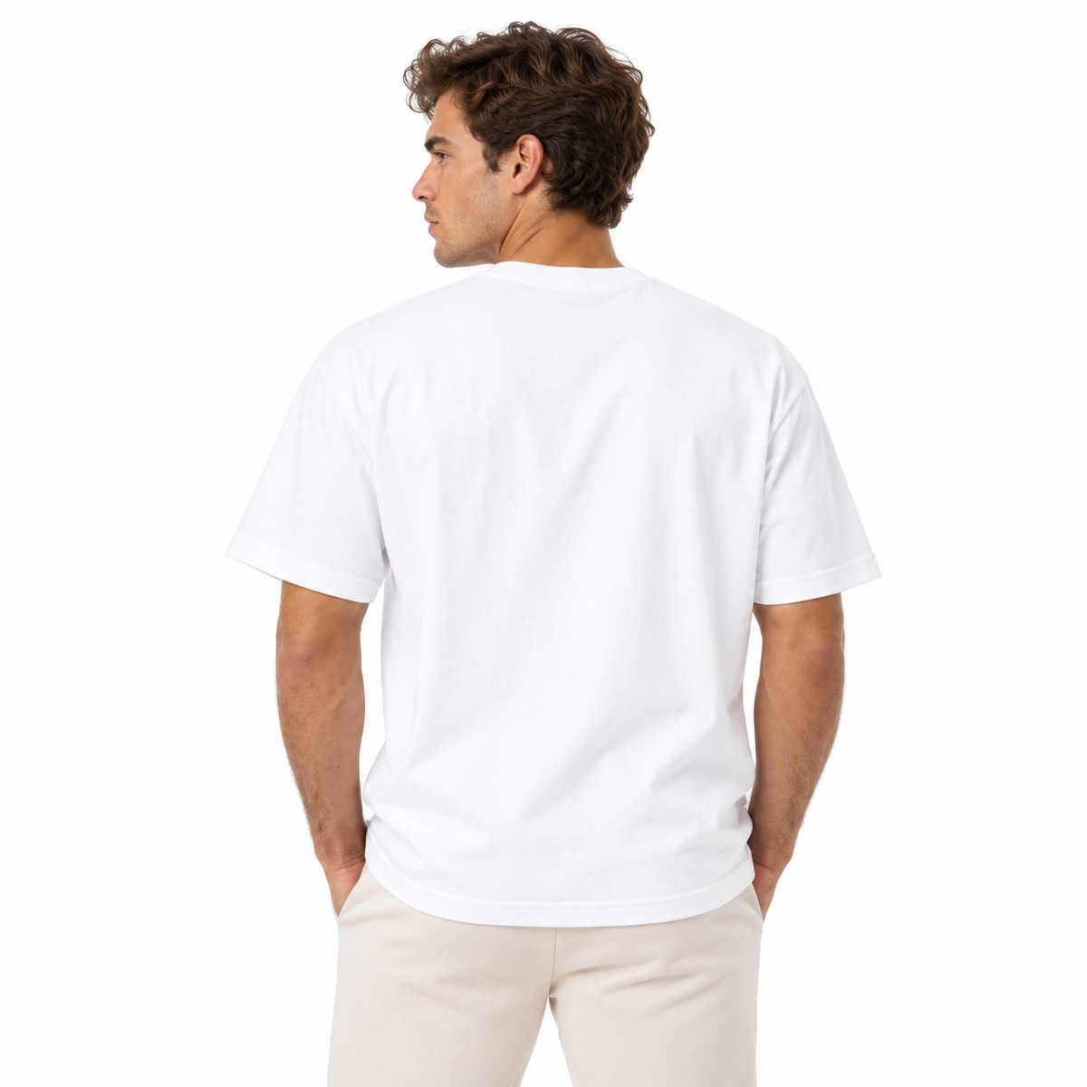 DEASTRA Men’s Heavyweight Oversized Cotton T-Shirt
