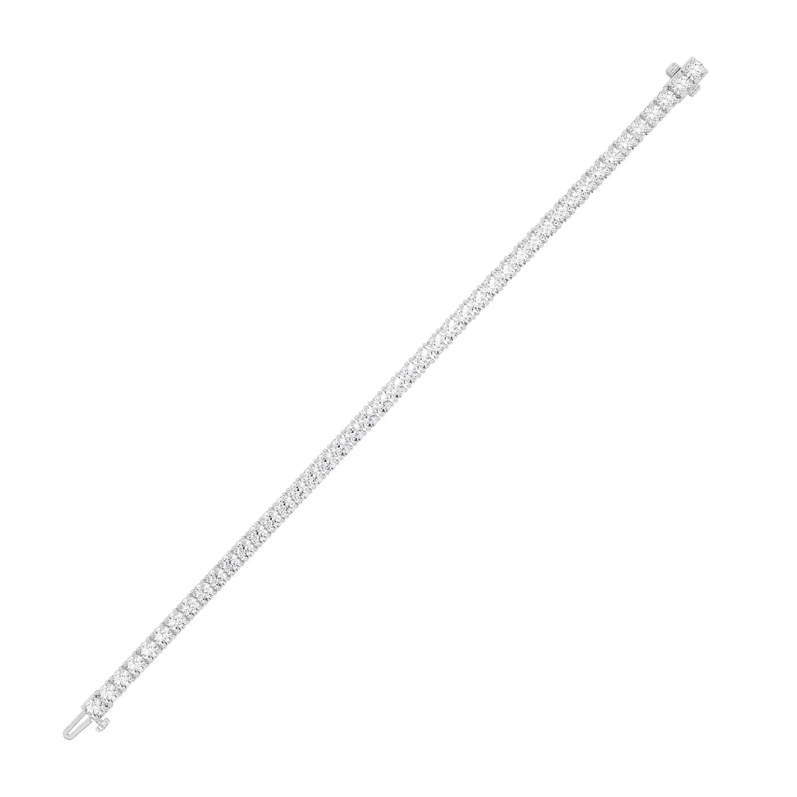 Round Diamond Tennis Bracelet in 1 ct. - 15 ct., 14K White Gold or 14K Yellow Gold