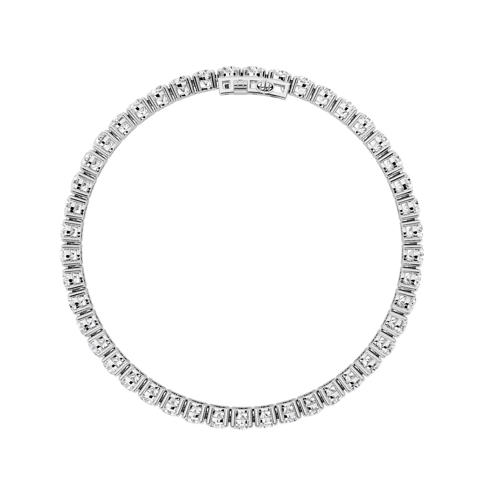 Round Diamond Tennis Bracelet in 1 ct. - 15 ct., 14K White Gold or 14K Yellow Gold