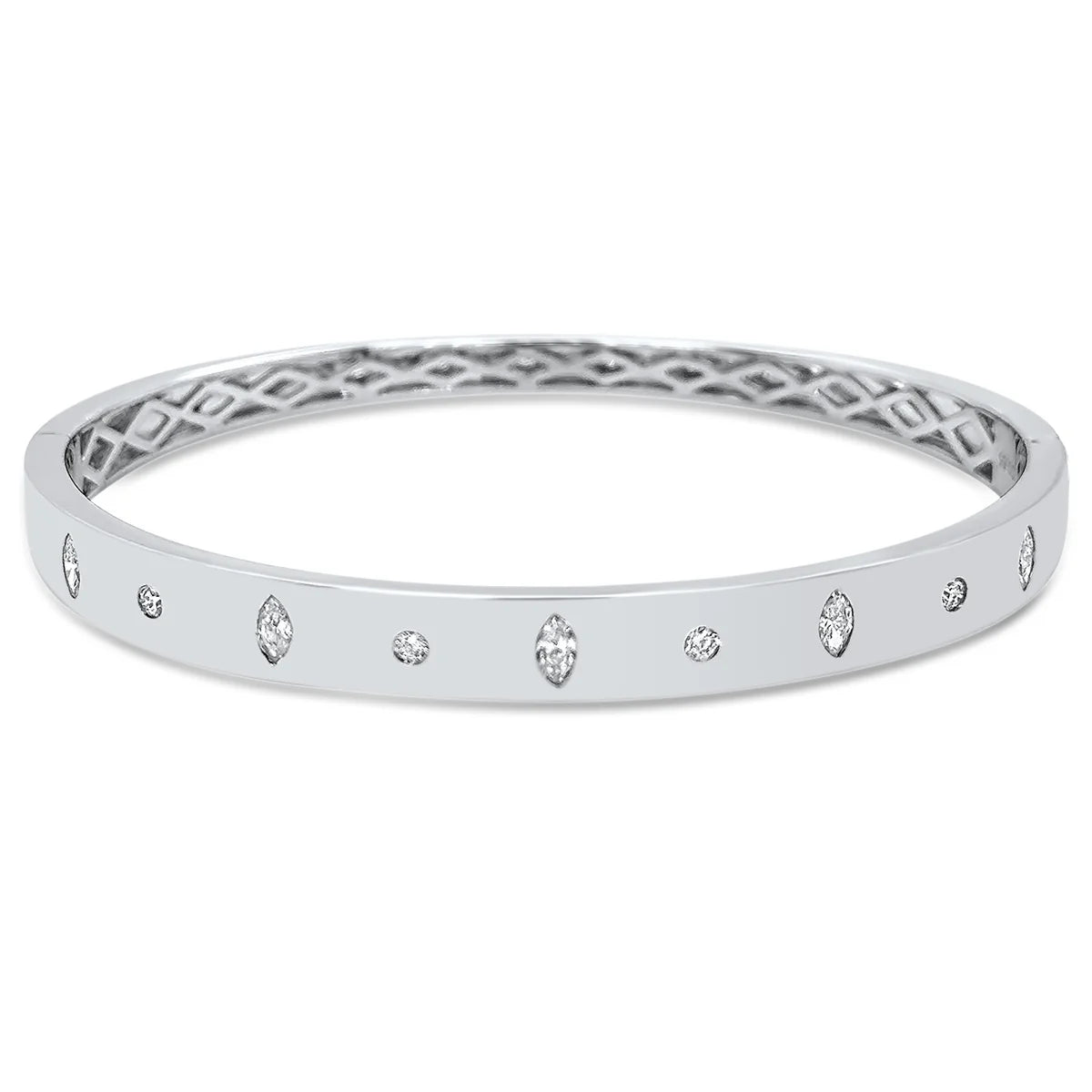 Inlay Diamond Bangle
