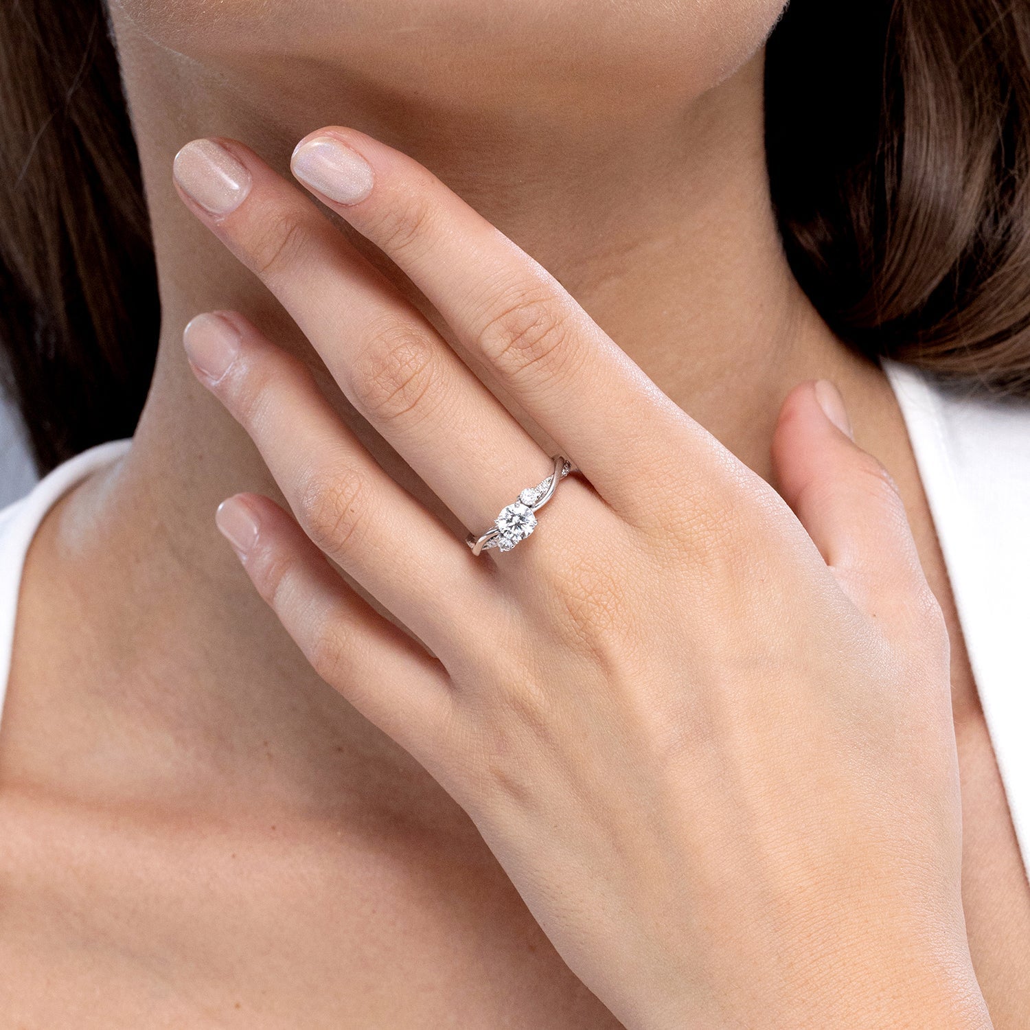 Diamond Twisted Vine Ring, Lab-Grown