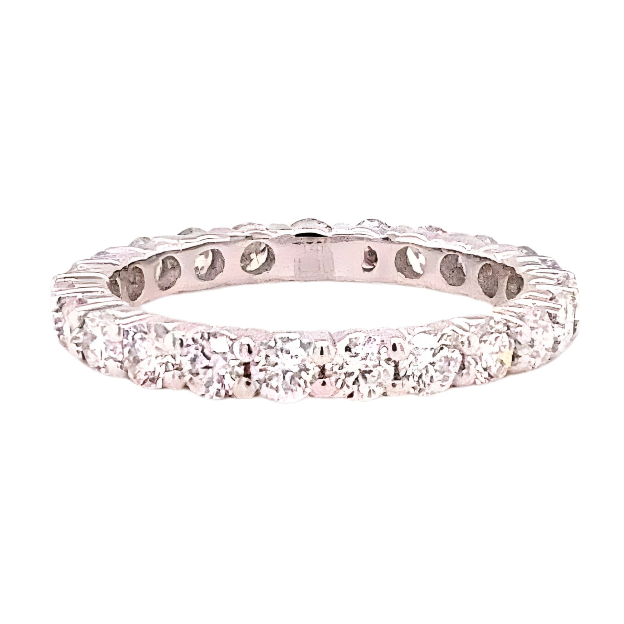 Round Diamond Eternity Band, 1.50 ct., 14K White Gold, Lab Grown