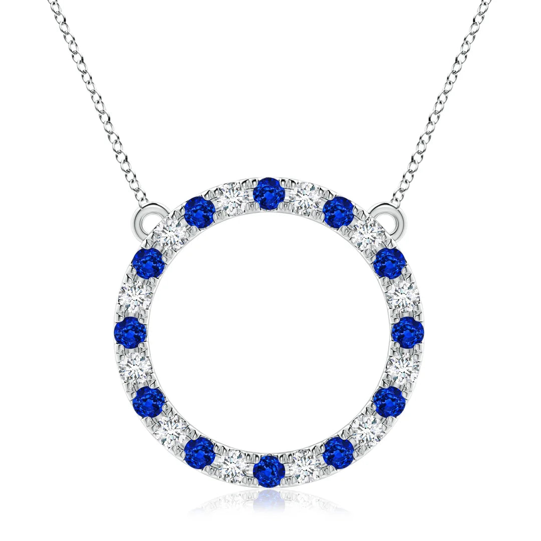 Blue Sapphire Necklace