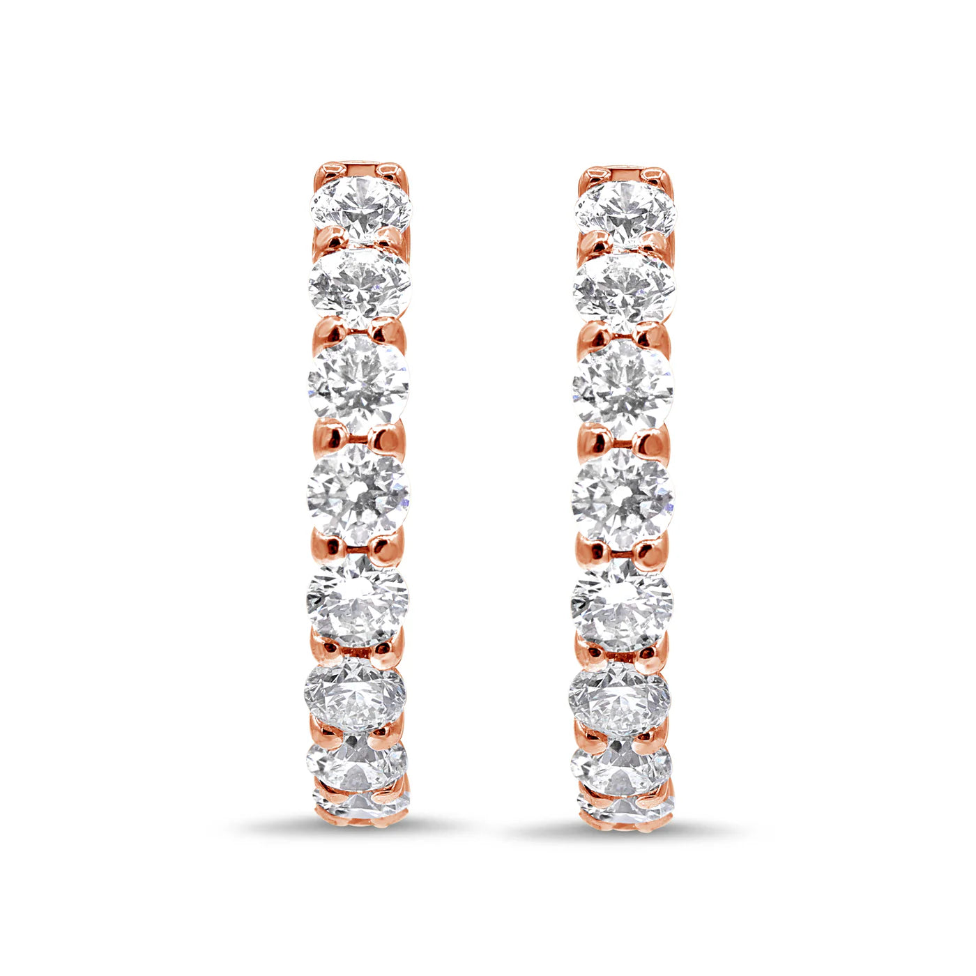 1-Inch Diamond Hoops