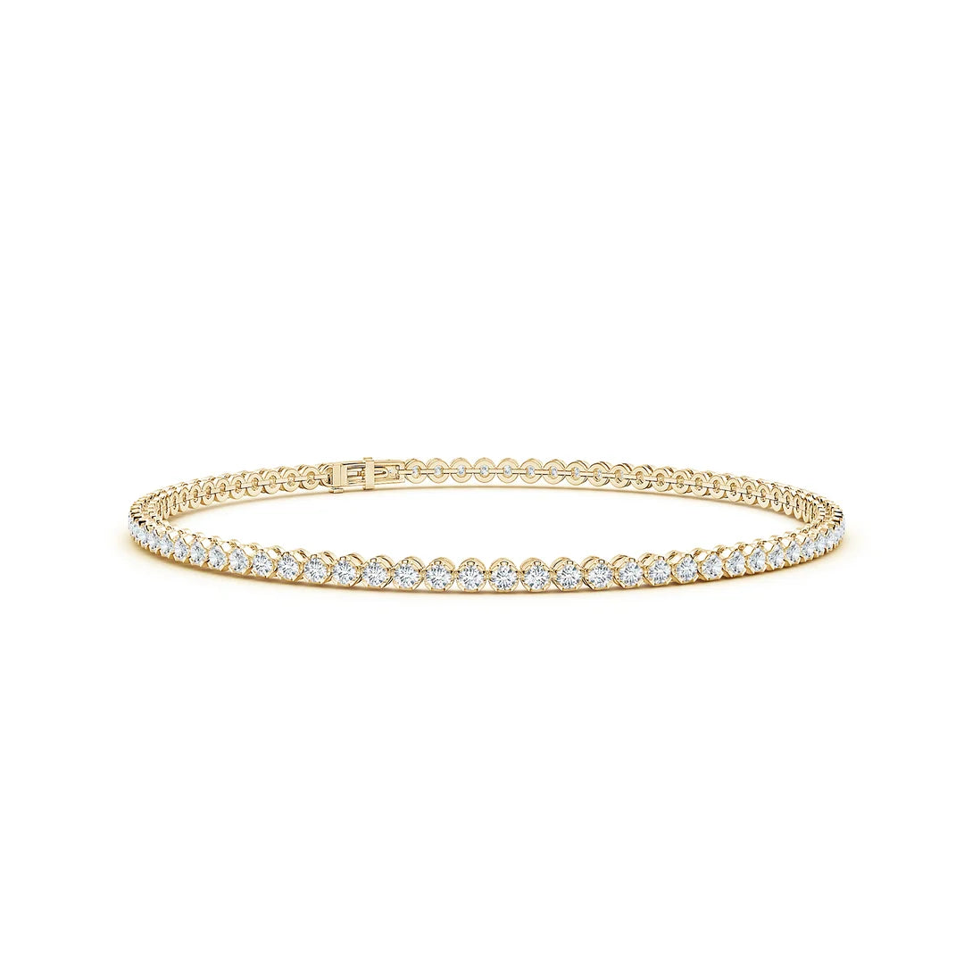 Classic Round Diamond Tennis Bracelet