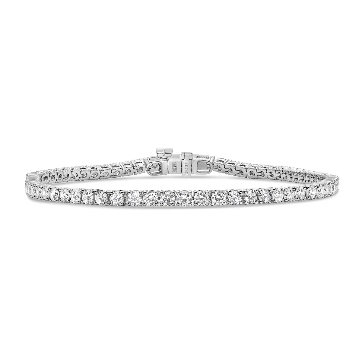Lab Grown Round Diamond Tennis Bracelet