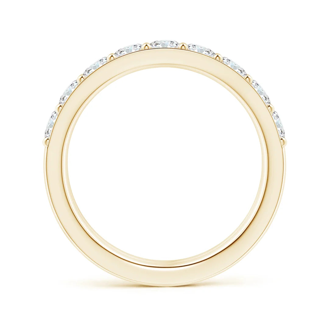 Diamond Double Shank Wedding Ring