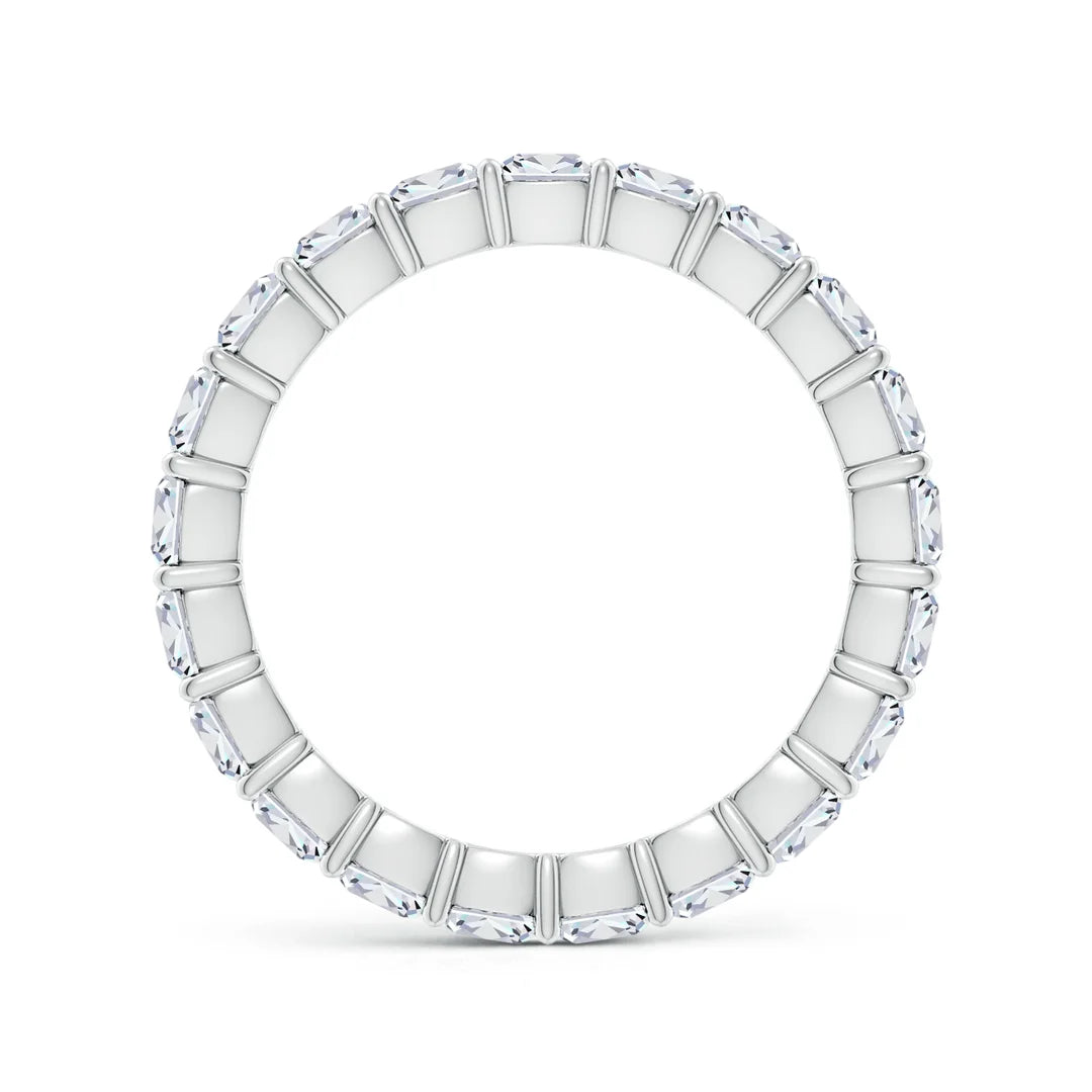 Classic Cushion Diamond Eternity Wedding Ring