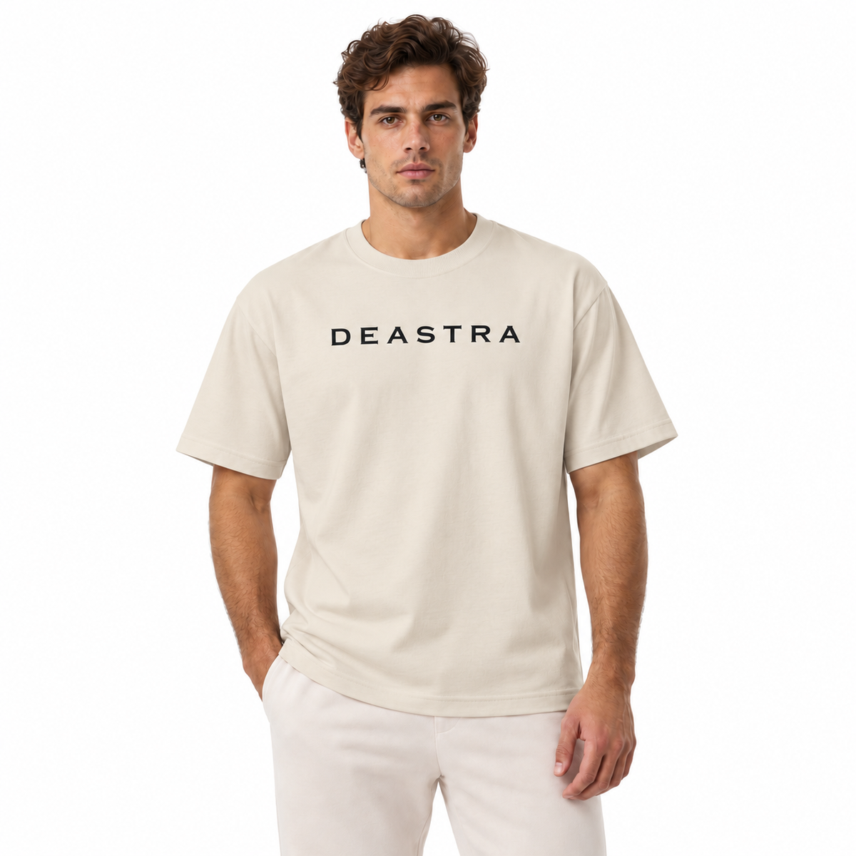 DEASTRA Men’s Heavyweight Oversized Cotton T-Shirt