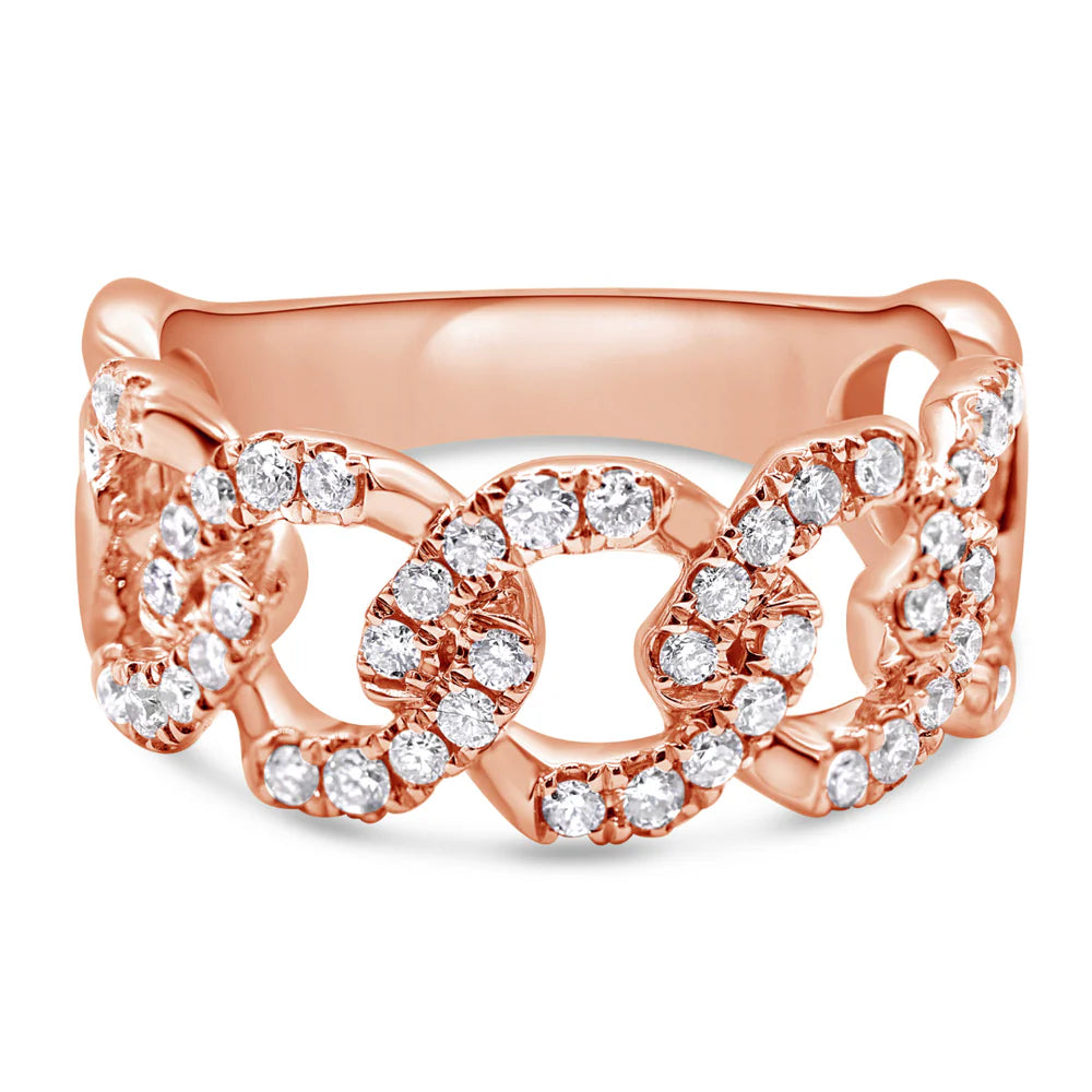 Diamond Chainlink Ring