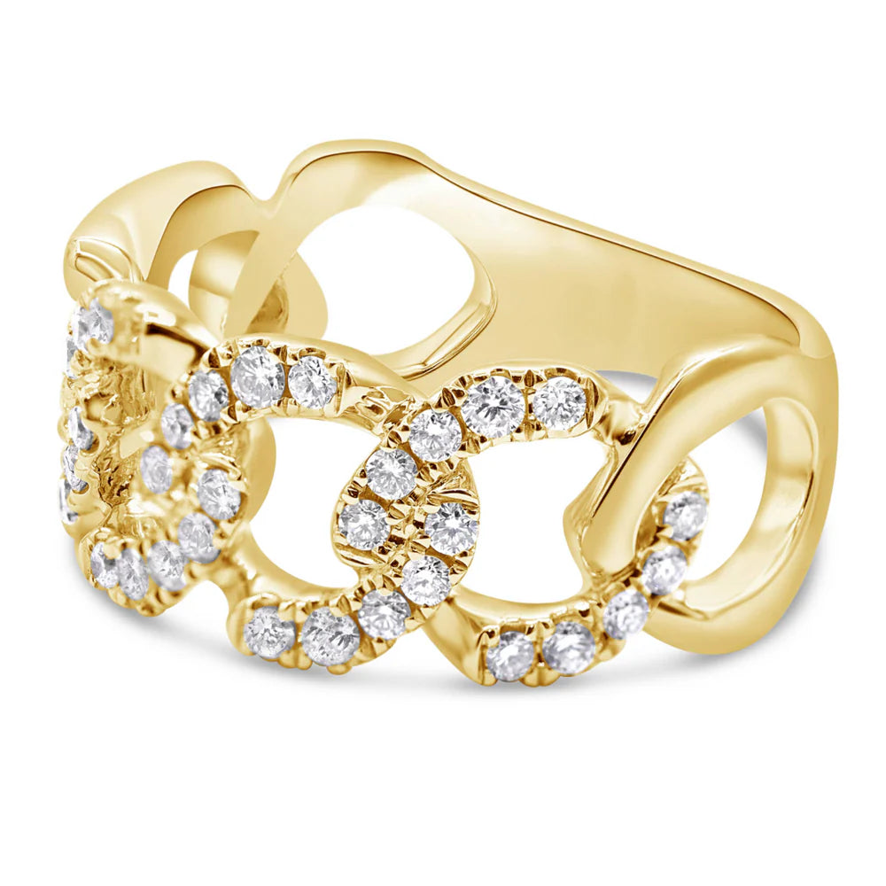 Diamond Chainlink Ring
