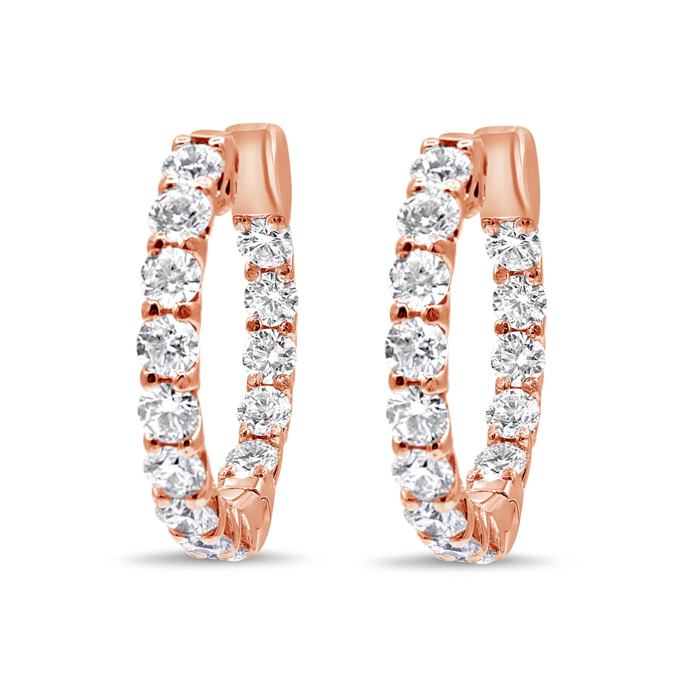 1-Inch Diamond Hoops