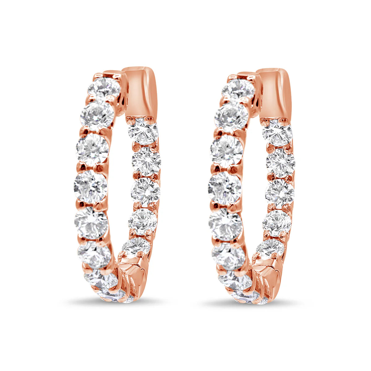 1-Inch Diamond Hoops