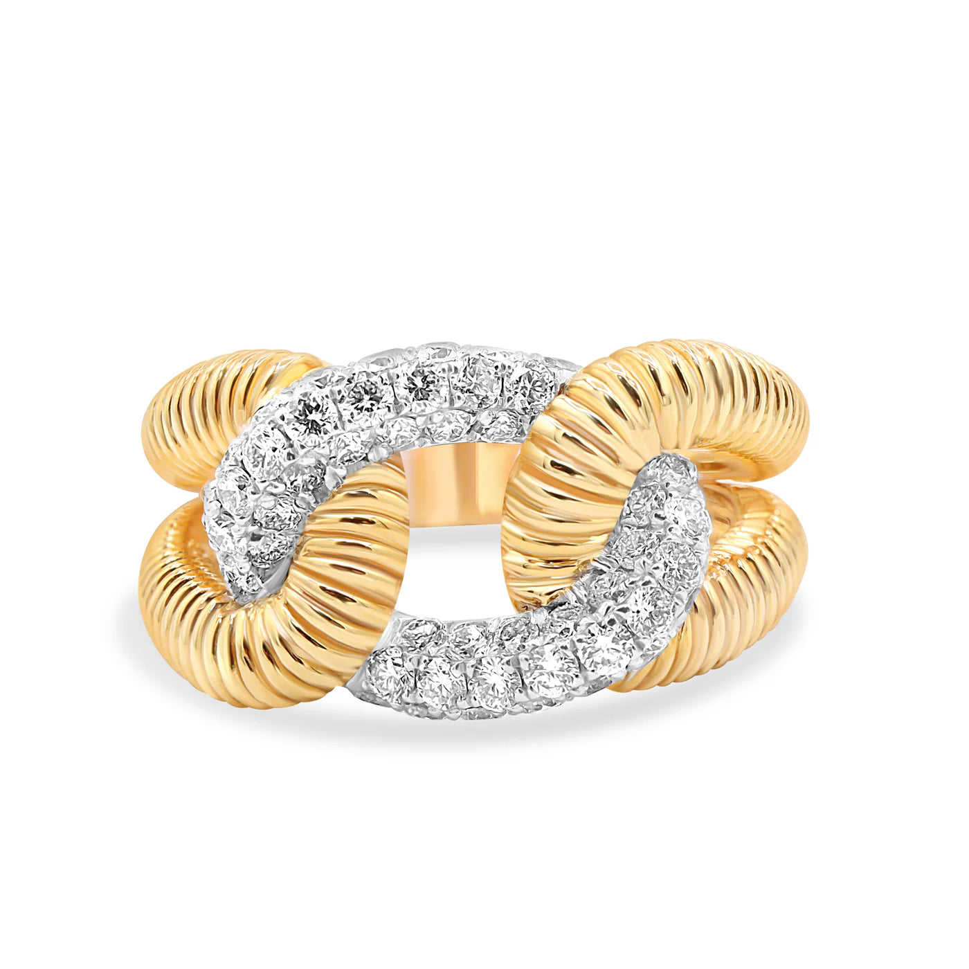 Chain Diamond Ring