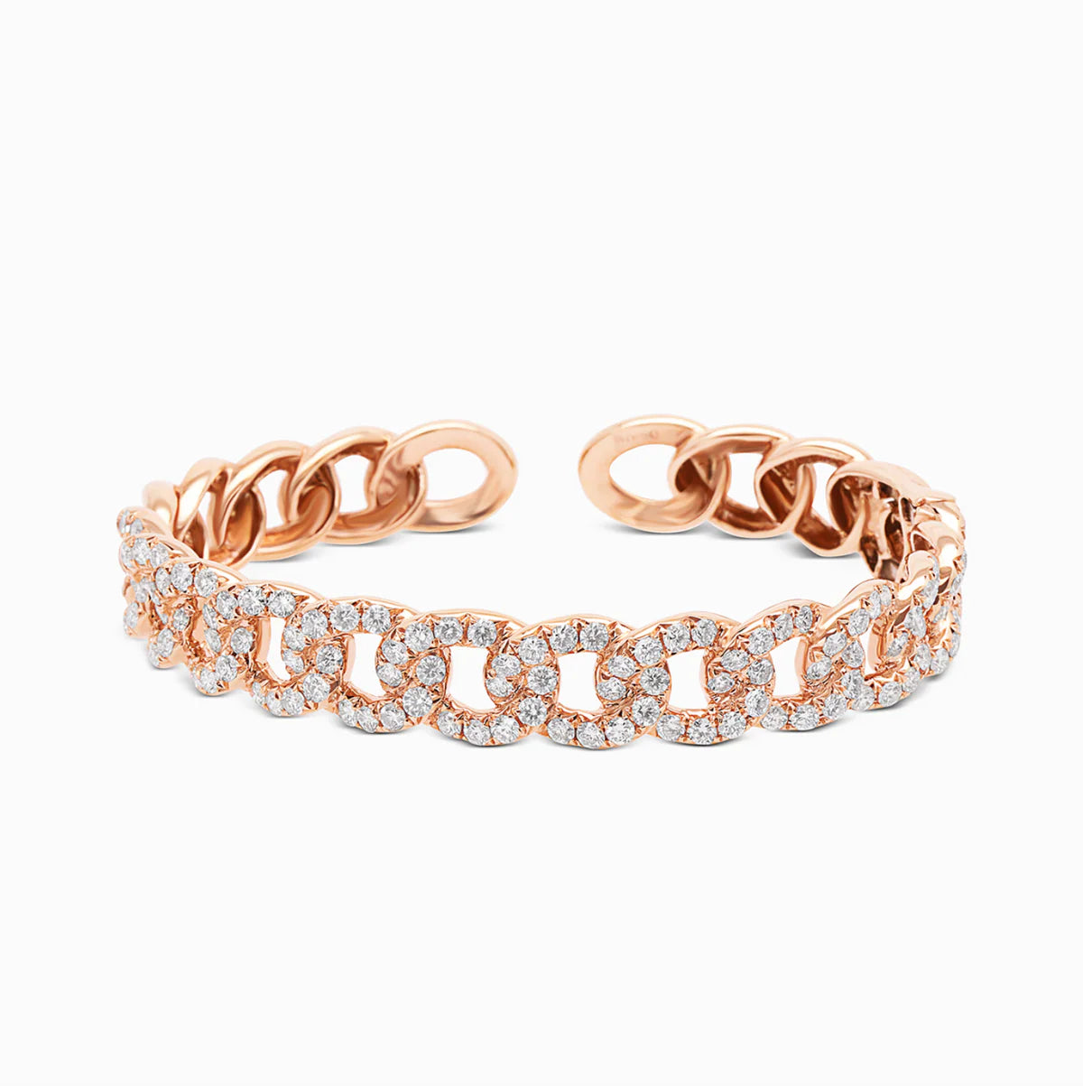 Vessica Piscis Open Diamond Bangle