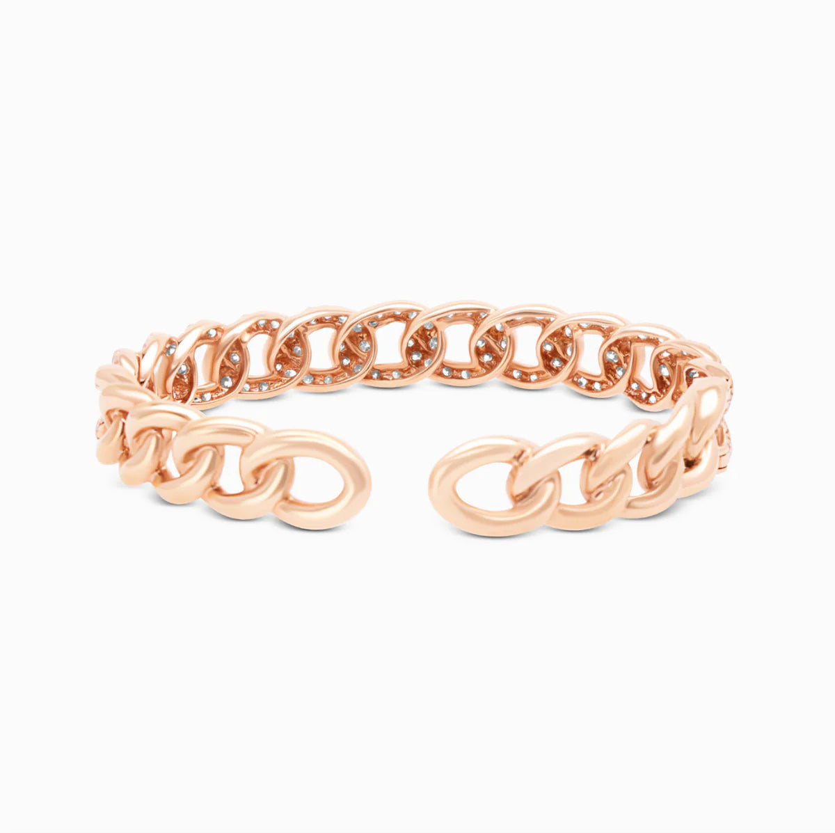 Vessica Piscis Open Diamond Bangle