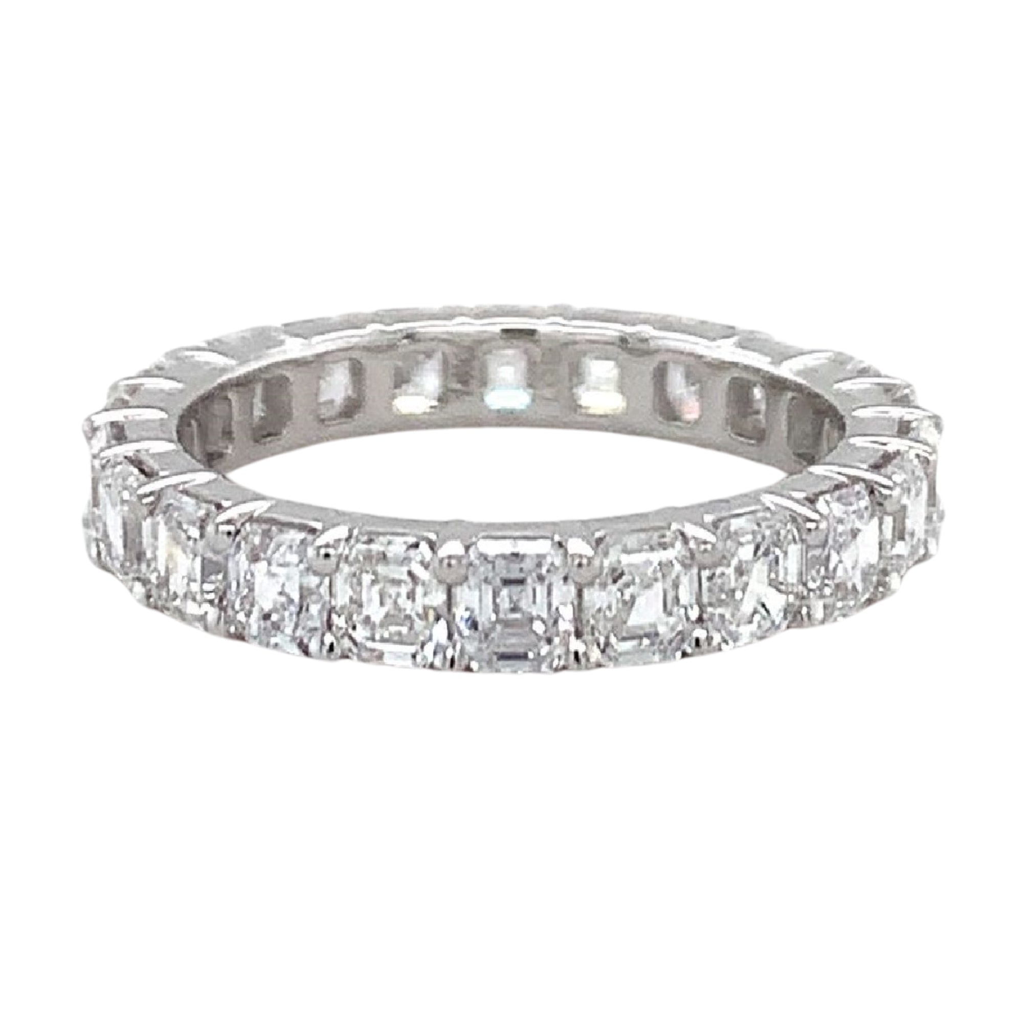 Asscher-Cut Diamond Eternity Band, 2.36 ct., 14K White Gold