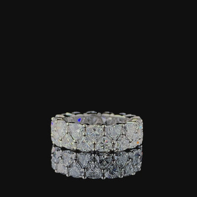 Trillion Diamond Trillion Eternity Band, 6.08 ct., 14K White Gold, Lab Grown/2