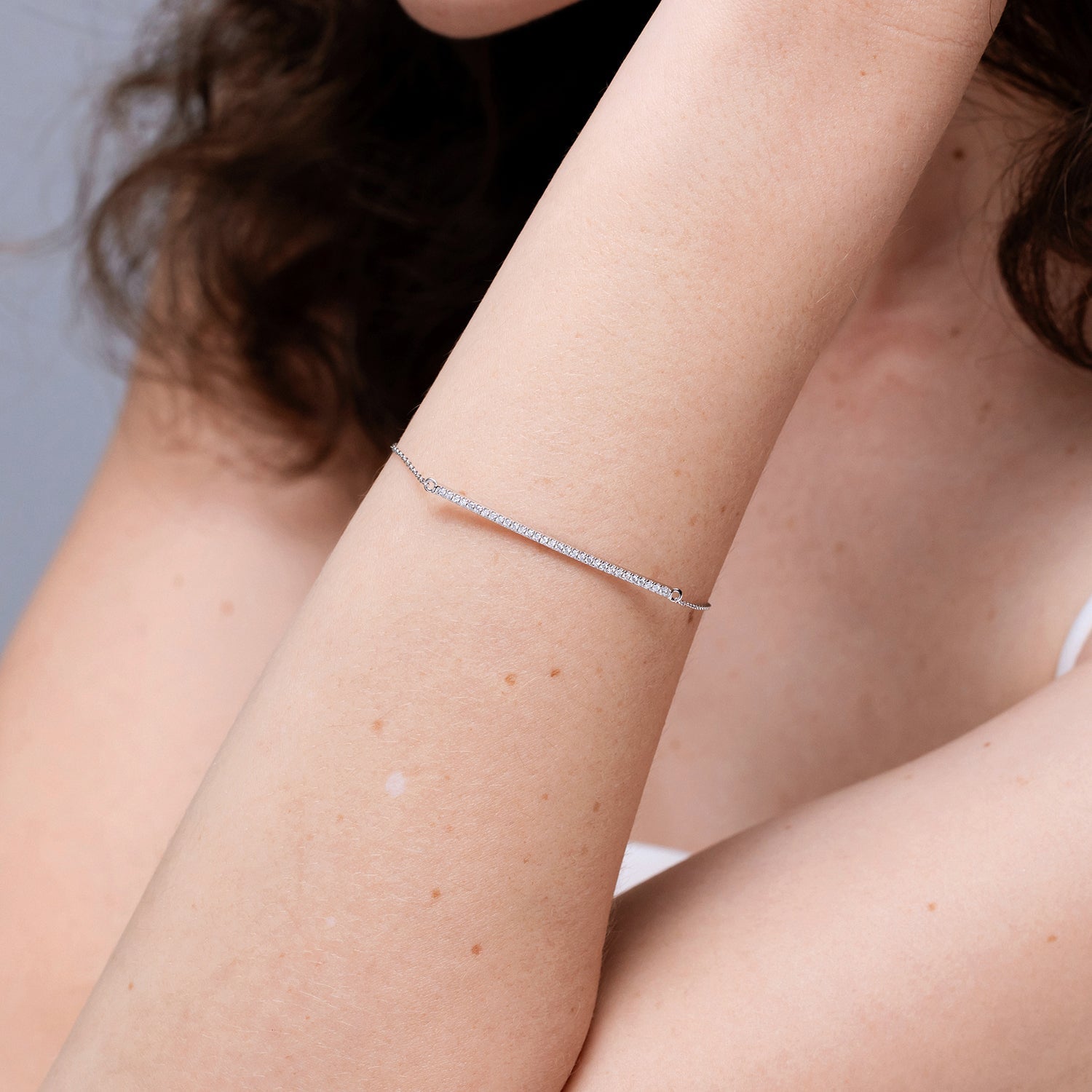 Diamond Bar Bracelet