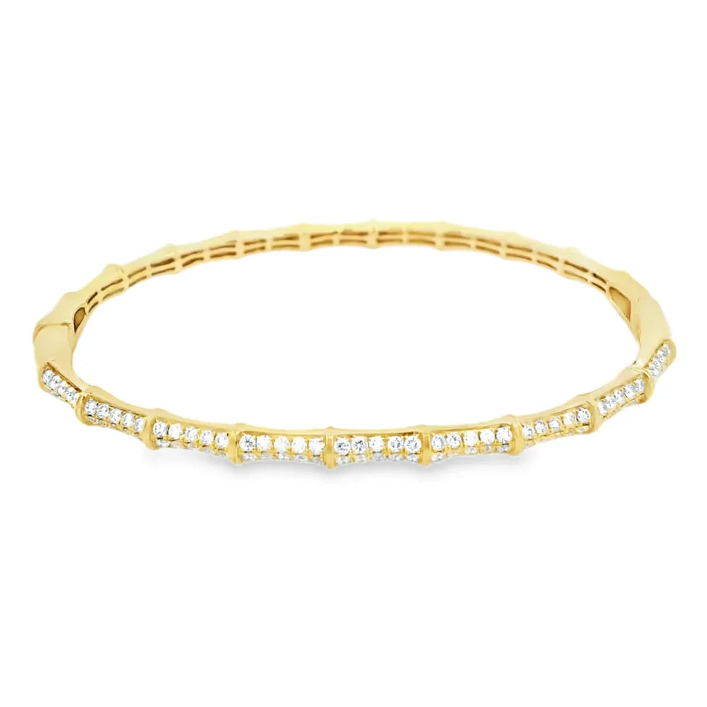 Diamond Bamboo Bangle