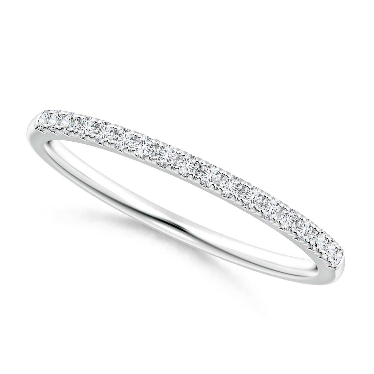 Diamond Semi Eternity Wedding Ring